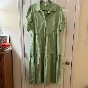 Crown & Ivy green dress sz XL